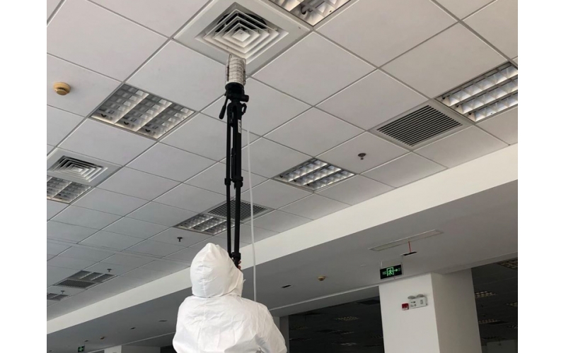 上海中央空調檢測現場