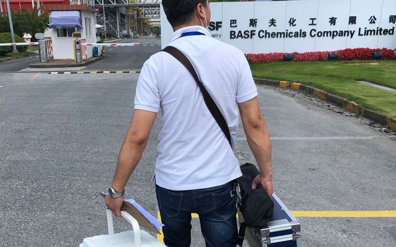 上海廢水檢測現場